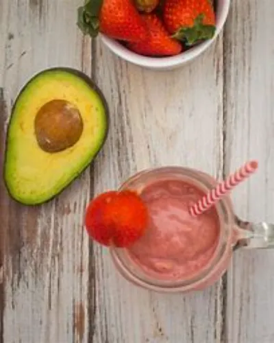Avocado with Strawberry